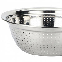 Stainless Steel Colander Vegetable Strainer with Loop Handles, Fruit Washing Basket Draining Basin