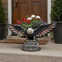 USA Eagle Planter Vintage Design Eagle Planter Rustic for Patio, Yard, Patriots