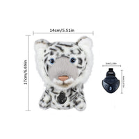 Leopards Headcover Wear-Resistant Golf Club Head Cover Dustproof Soft Golf Headcover for Golfers