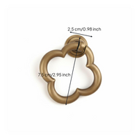 Sturdy brass handle, modern Chinese design drawer pull, cabinet door knob, resilient decorative hardware.