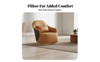 Upholstered Tub Chair Modern Design Reception Furniture High-Resilience Foam Seat Plush Fabric for Business Owners, Adults