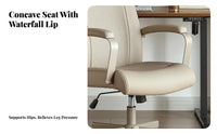 Ergonomic Mesh Chair with headrestrest assistance rotate Seat for Distant Workers