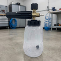 Pressure Washers Attachment with Clear Spray Bottle for Car Cleaning, High Pressure Aluminum Pump Sprayer for Car Wash, Detailing Foam Nozzle