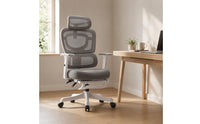 Waist Support Ergonomic Mesh Chair Adjustable Armrests Work Seat