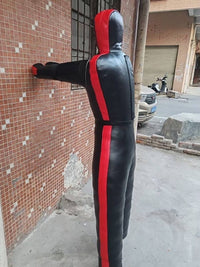 新款MMA综合格斗假人消防摔跤应急演练模拟假人巴西柔术皮人摔跤