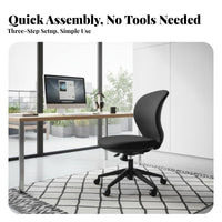 Ergonomic Task Chair with Armrests Mesh Spine Rotate Chair Breathable Spinerest Rocking Function for Adults, Study Room