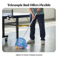 Racket Sport Pong Sphere Picker Efficient Collection Telescopic Sphere Pickup Tool Portable Large Capacity for Athletes