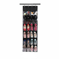 Over the Door Storage Bag Cotton Linen Material Textile Hanging Storage Pockets