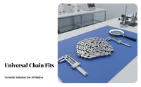Cycle Chain Universal Fit Electric Bike Chain Drivetrain Part Long-Lasting Wear-Withstand Ant for Cyclist S, Commuting