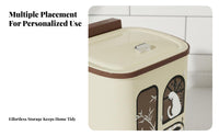 Countertop Waste Basket Cute Cartoon Design Wall Mounted Garbage Can Wall-Mounted Garbage Can Large Capacity