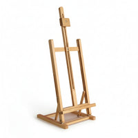 Portable Wooden Tabletop Easel Compact Tabletop Painting Easel Easy to Store Drawing Stand Stable for Artists, Students, Beginners, Home Workspace, Studio, Classroom