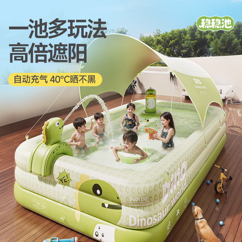 Inflatable Pool Swimming Pool for Kids Family Outdoor Large Thickened Baby Splash Pool
