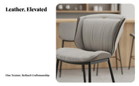 Upholstered High-Back Stool With Backrest Bar Chair Sturdy Frame for Pub, Adults