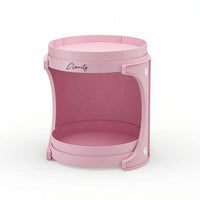 Rotating Tray with Raised Edges Compact Rotating Tray with Two Tiers Versatile