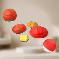4 Pieces Molded Stepping Stones with Anti-Slip Base Motor Skills Balance Stepping Stones Sensory Toy Odorless for Classroom