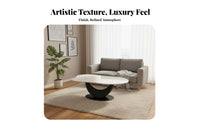 2 Pieces CumulusShaped Coffee Table Irregular Shape CumulusShaped Nesting Tables Easy to Clean Streamlined Height