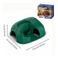 Reptile Food Water Hide Multifunction Cold-Blooded Pet Hideout Easy to Clean