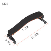 Adjustable Violin Shoulder Rest with Wood Grain Finish