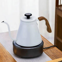 Stainless Steel Gooseneck Kettle Heat-Resistant Handle for Baristas