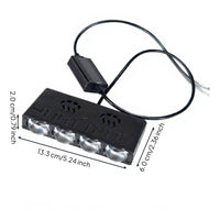 LED Grille Light, High-Brightness Waterproof Auxiliary Lamp