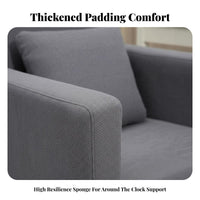 Upholstered rotating Chair dense-foam Foam padding Gaming Armchair Plush paddinging Includes Pillow for Remote Workers