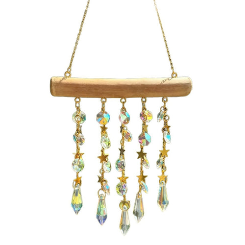 Sun Catcher with Crystals Sparkling Ornament Boho for Window, Bedroom