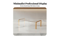 Acrylic Perfumes Display Stand Versatile Use Acrylic Display Riser Easy to Clean U-Shaped Riser Shelf for Collectors, Shop Owners, Exhibition Show