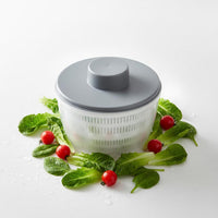 Large Capacity Electric Salad Dryer Rapid Dehydration Electric Vegetable Dryer Food-Grade Material Vegetable Dehydrator Bowl Two-Tier Design