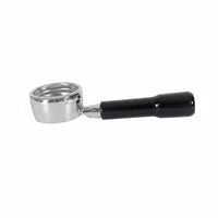 1 Piece Coffee Machine Handle Espresso Portafilter Fine Mesh Filter Alloy Wood Construction Ergonomic Grip Suitable for Home Barista Brewing