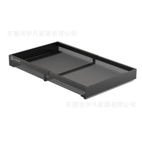 跨境厨房拉篮橱柜抽屉板式可伸缩网款拉篮下水槽抽拉收纳蓝置物架