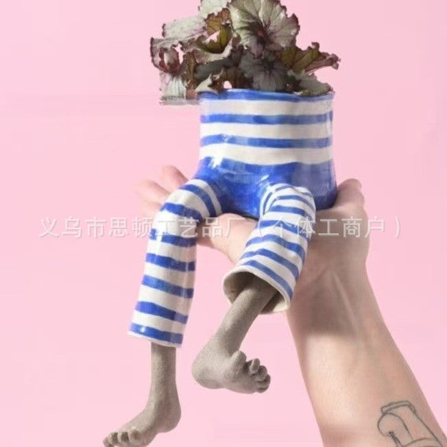 Creative Furniture Flower Pot Figurine