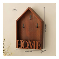 Wooden Key Cabinet Minimalist Design Entryway Key Shelf Easy Installation