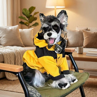 Warm Dog Jacket and Cat Jacket with Zipper, Polyester Outdoor Dog Coat and Cat Coat, Full Underbelly Coverage Casual Design