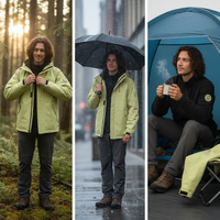 Straw Man 3-in-1 Detachable Waterproof Windproof Jacket for Men and Women