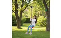 Overhead Glide System Kit Spring Brake Overhead Glide System with Seat Outdoor Zip Line Trolley for Kids, Families, Playground