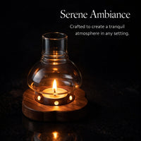 Japanese Style Glass Candle Holder