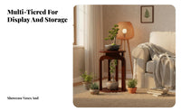 Oriental Pot Stand Unattachedstanding Planter Holder Multi-Purpose for Balcony