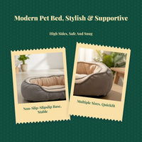 Breathable Non-Slip Pet Sofa, Plush Calming Dog Bed