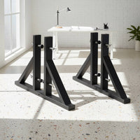 Tile and Door Display Stand Easy Assembly Floor Panel Display Rack Adjustable Panel Support Base Carbon Steel Construction