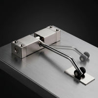 Zinc Alloy Automatic Sliding Door Closer Metal Arm Sliding Door Closer Compact Closing Device for Indoor