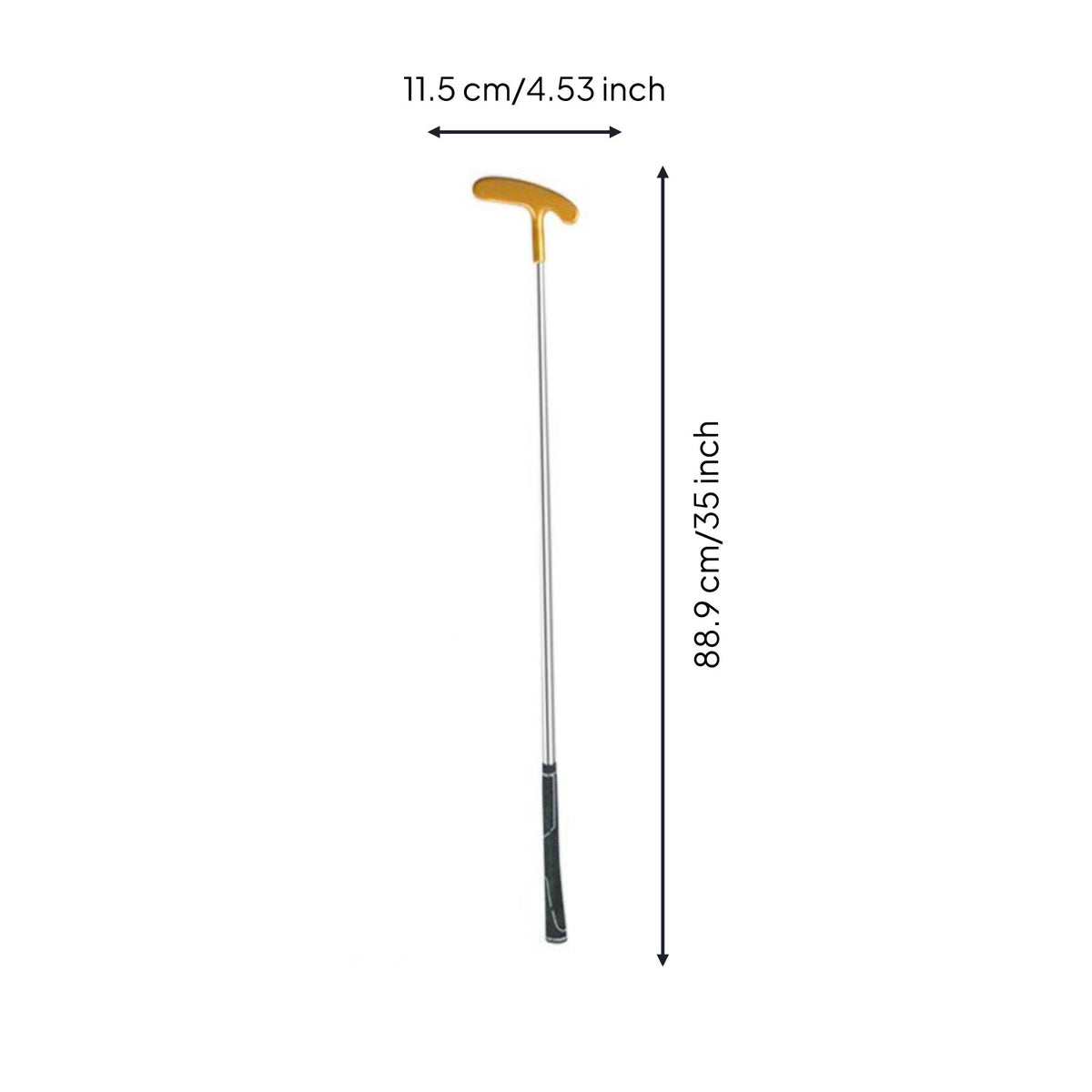 double Sided Putter Lightweight Putter Practice Aid Portable Sports Gear for Adults