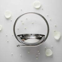 Round Mirror Tray Polished Surface Round Storage Dish Rust Resistant