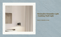 Adjustable LED wall sconce