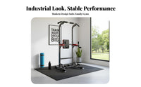 Heavy Duty Pull up Bar Station Stable Base Pull up Station Easy Assembly Home Gym Power Station Adjustable Height for Adults, Families, Beginners, Indoor, Calisthenics, Garage