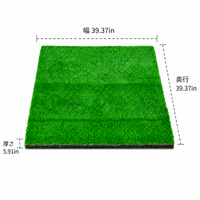 Golf Training Tool, Practice Mat, 100cm EVA Material, Compatible with Home Practice