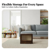 Multi-Section Shelf unit Japanese artistic and aesthetic Multi-Compartment Organizer