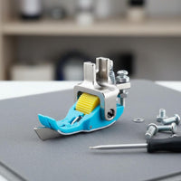 Edge Guide Presser Foot Wear Resistant Roller Presser Smooth Feeding Foot Feeding Cloth Tool for Seamstresses