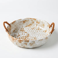 Wabi-Sabi Ceramic Ramen Noodle Soup Bowl
