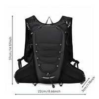Breathable Lightweight Cycling Backpack Adjustable Straps Running Hydration Vest Reflective Details Outdoor Gear for Cyclists, Long-Distance Race