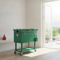 Foosball Insulated Ice Chest with Foosball Table Wheeled Ice Chest for Tailgaters, Families, Tailgating, Backyard, Game Rooms